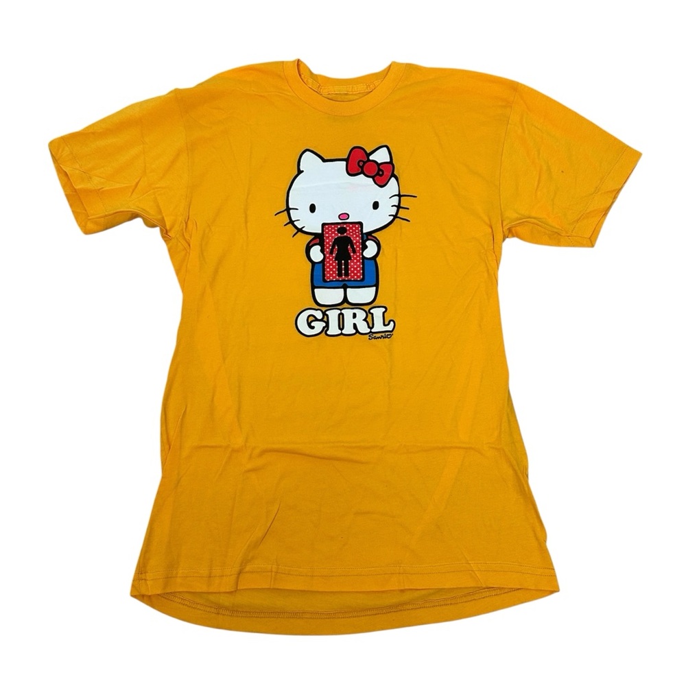 Girl Skateboards x Hello Kitty Bright Yellow Short Sleeve Tee